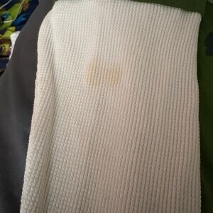 White Textured Towel